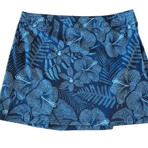 Rip Skirt Hawaii Wrap Skirt, Size L, Maui Moon Blue & Black